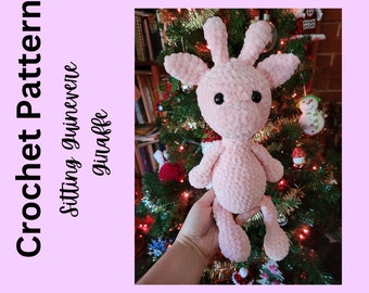 Crochet Giraffe pattern - crochet giraffe - digital download - amigurumi pattern - crochet plushie