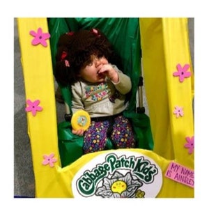 Cabbage patch hat, crochet cabbage patch wig, baby hat, halloween costume, crochet costume, cabbage patch baby
