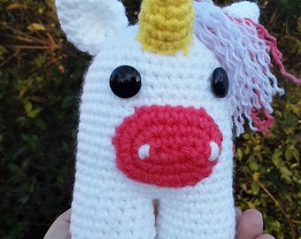 Crochet Anna Unicorn pattern - crochet toy - digital download - amigurumi pattern