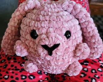 Crochet Chubby Bunny pattern - crochet toy - digital download - amigurumi pattern