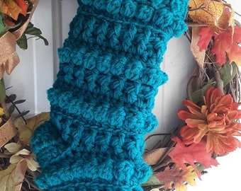 Medias navideñas de estilo rústico, medias de crochet, medias para niños, Navidad, decoración del hogar, hechas a mano