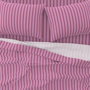 Victoria Bright Bohemian Kids  Pink Striped Sheets for Bedroom