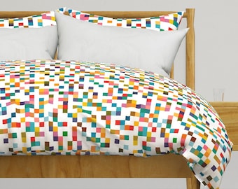 Confetti Boho Kids Room Duvet Cover from Victoria Bright Home Design, Various Scale Options