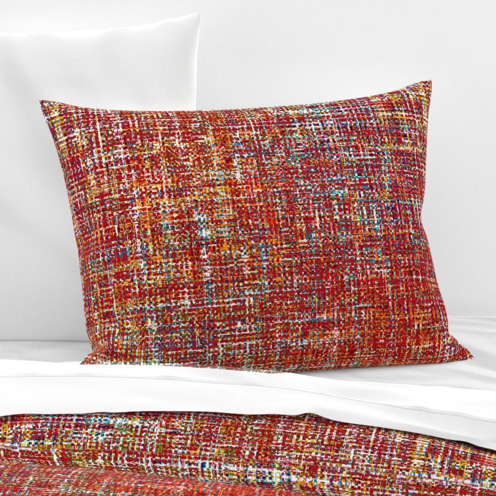 Red/rust Bedding Fiery Red Rust and Orange Abstract Duvet Cover With Optional Shams ...