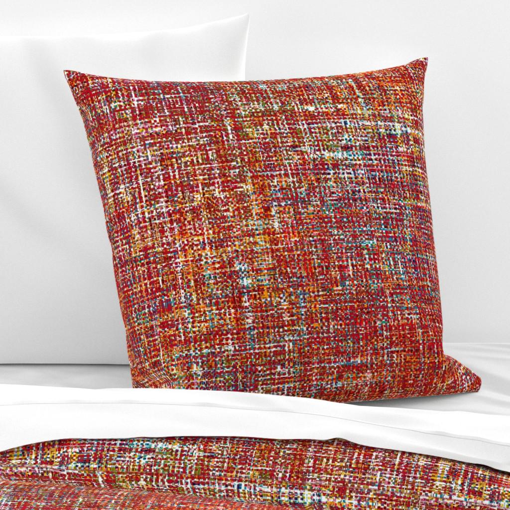 Red/rust Bedding Fiery Red Rust and Orange Abstract Duvet Cover With Optional Shams ...