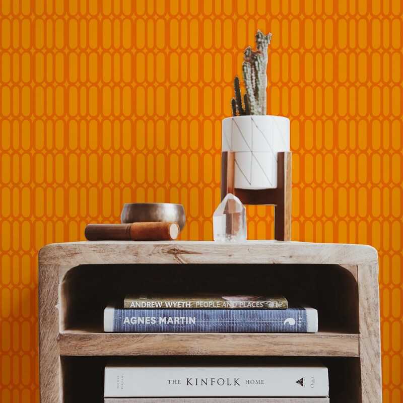 Sixties Wallpaper Etsy