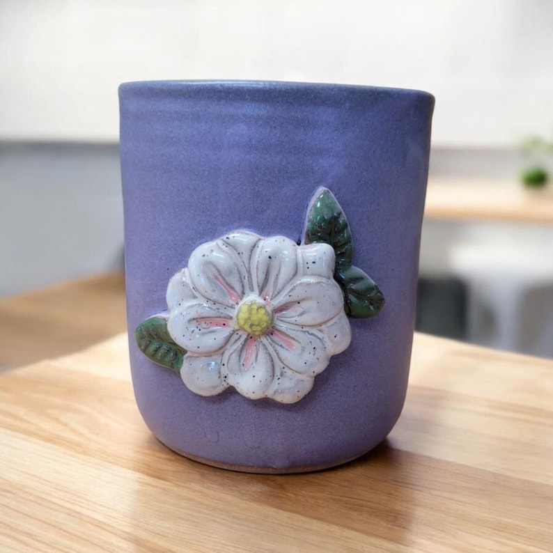 MudWorks Pottery Magnolia Utensil Holder