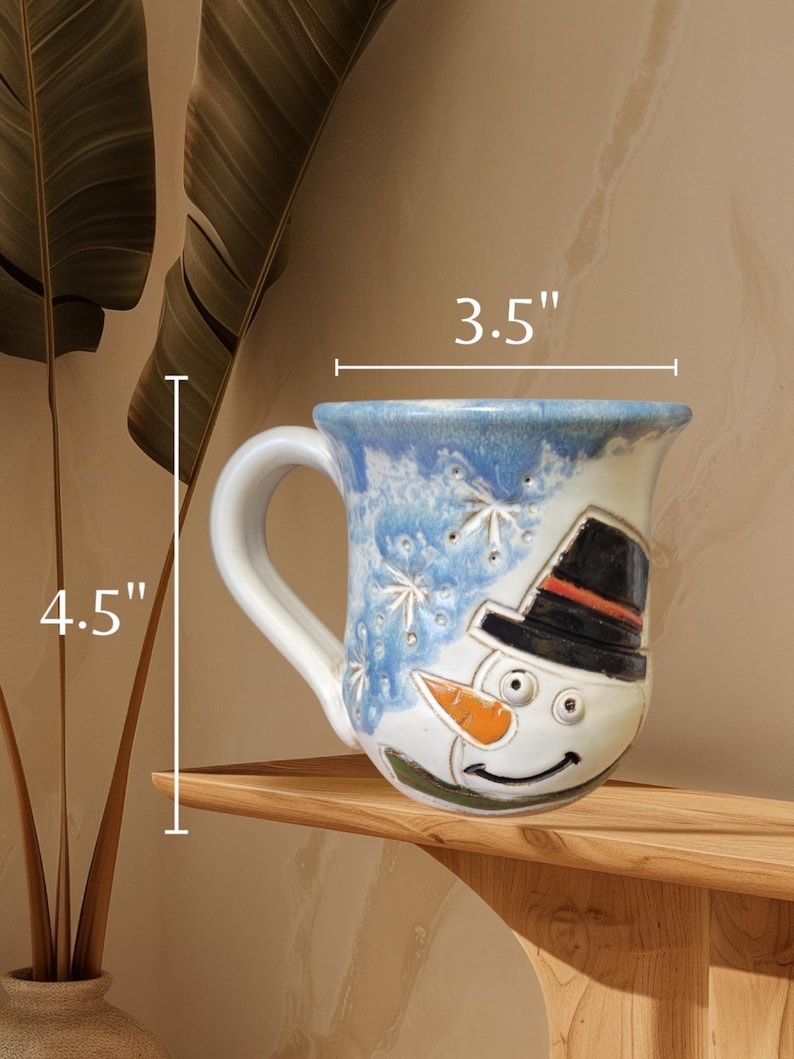 MudWorks Pottery Snowman Mug - Thumbnail 5