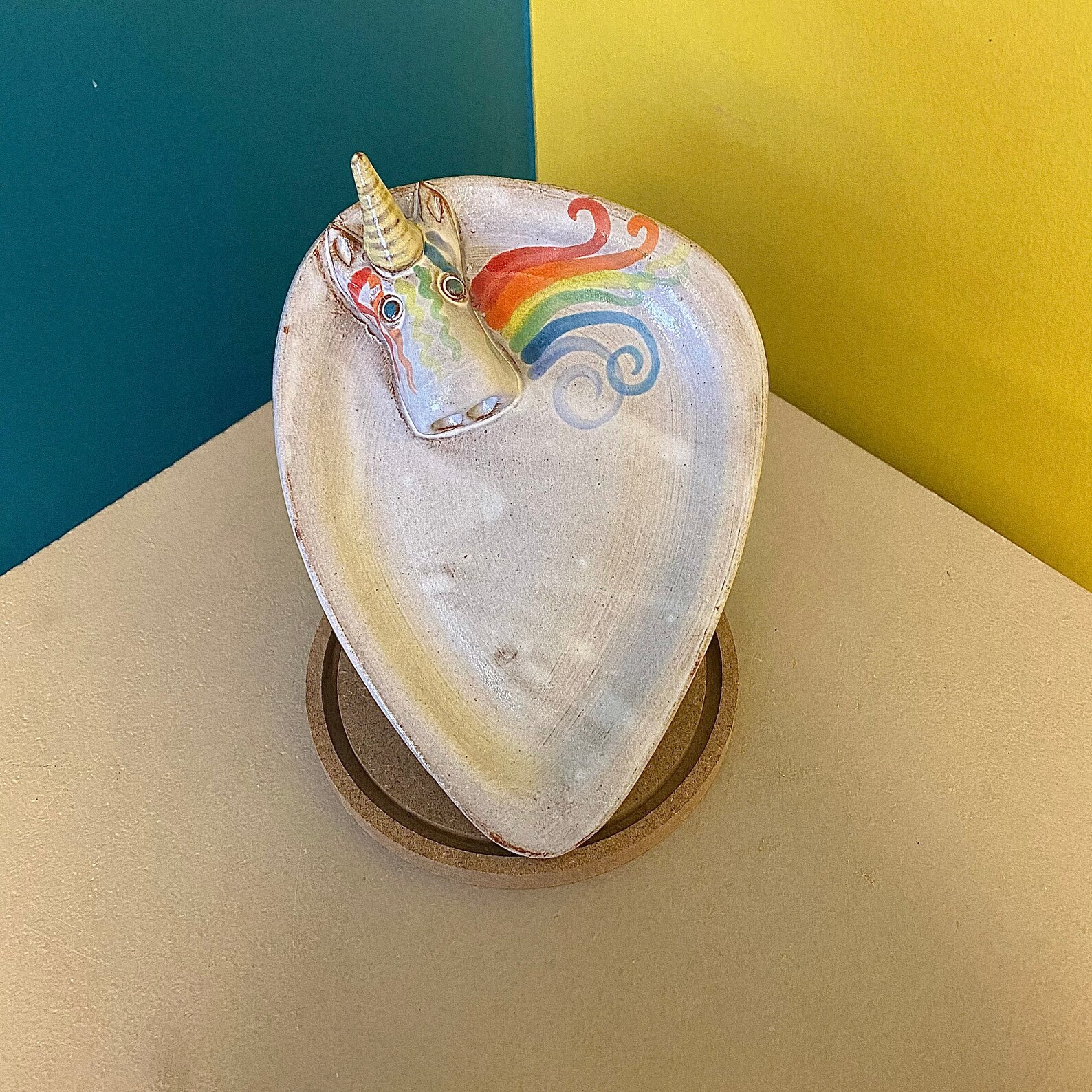 Elwood the Rainbow Unicorn Spoon Rest Etsy