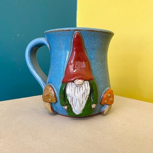 Gnome with Mushrooms Mug image 1