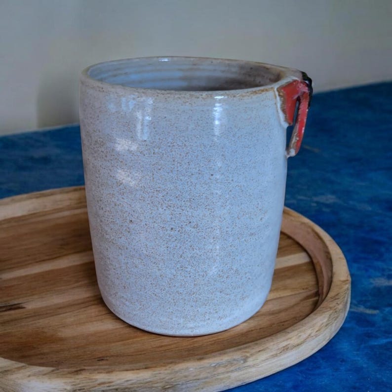 MudWorks Pottery Poppy Utensil Holder - Thumbnail 3
