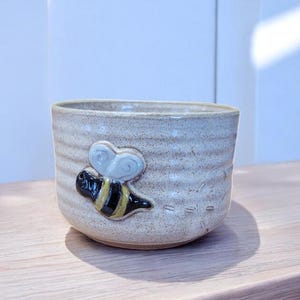 Bee Bowl. Handmade Pottery. A Perfect Bowl For Anyone Who Loves Bees!
