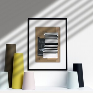7ISTANTANEE  - A5 - Collage originale senza cornice | arte | polaroid | packaging | astratto | minimale | kraft | nero