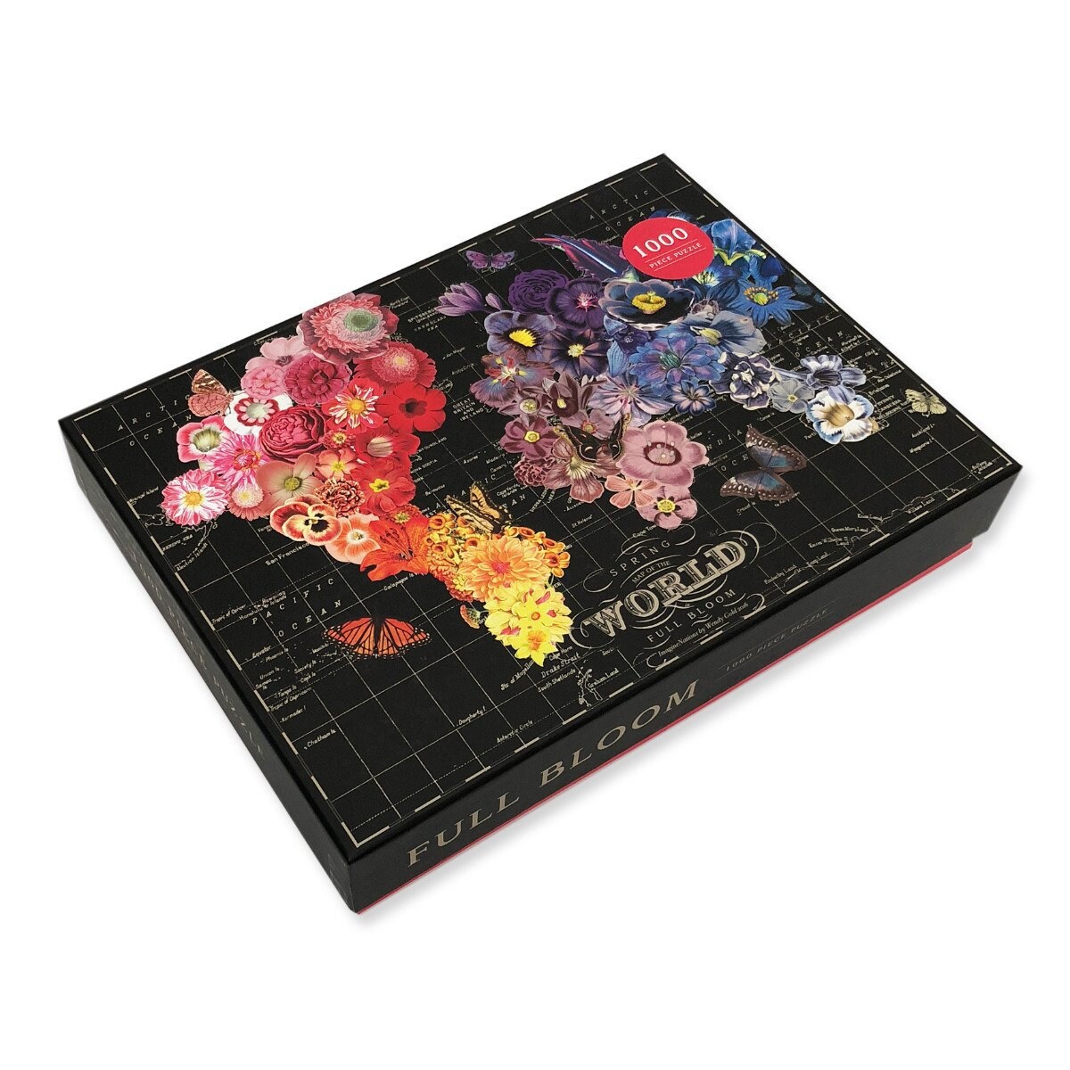 Seasons In Bloom 1000 Teile Puzzle – Blumenmotiv Mit Vogel & Schmetterlingen