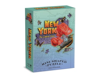 Wendy Gold New York Mini Shaped State Puzzle by Galison