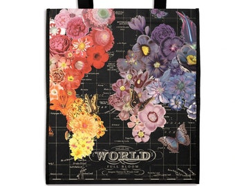 Wendy Gold Full Bloom Reusable Shopping Bag by Galison