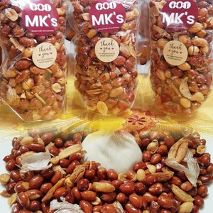 Garlic Roasted Peanuts, Homemade snacks