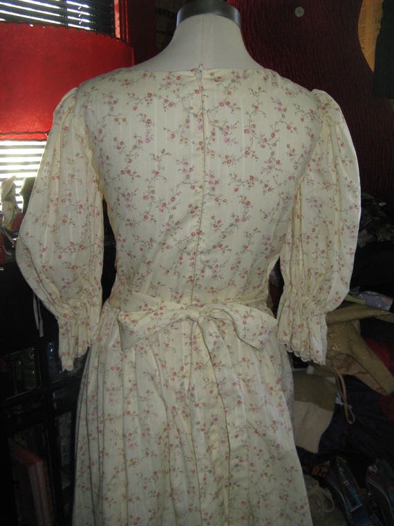 Vintage 1970s handmade Gunne Sax style prom or we… - image 3