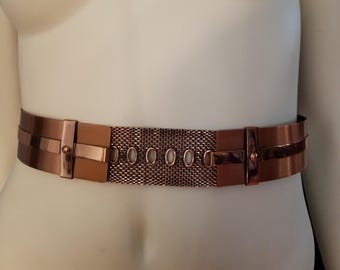 1950s Renoir Studded Copper Belt - Etsy display picture 2