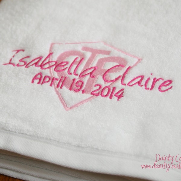 Baptism Towel - Etsy