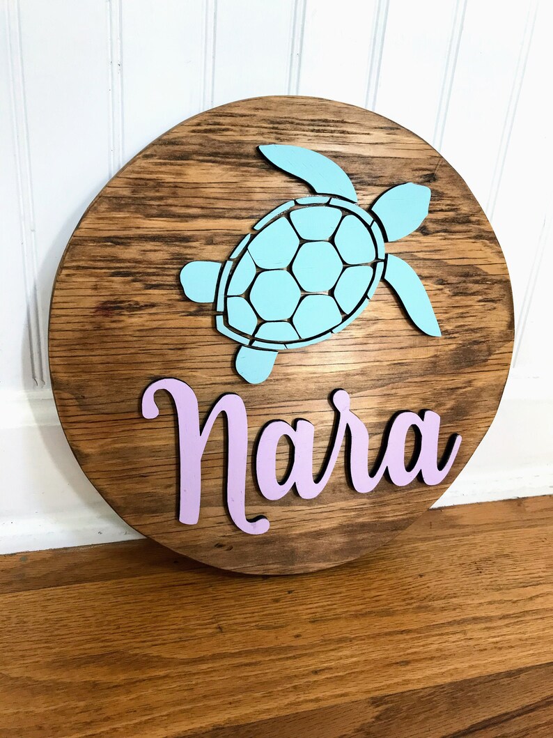 Custom Made Nursery Decor Wood Sign Rustic wood sign Personalized Wood Sign Circle Wood Sign Circular wood cutout FLAT RATE
