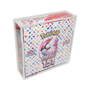 Acryl Sammler Hülle für Pokemon 151 Japanisch Booster