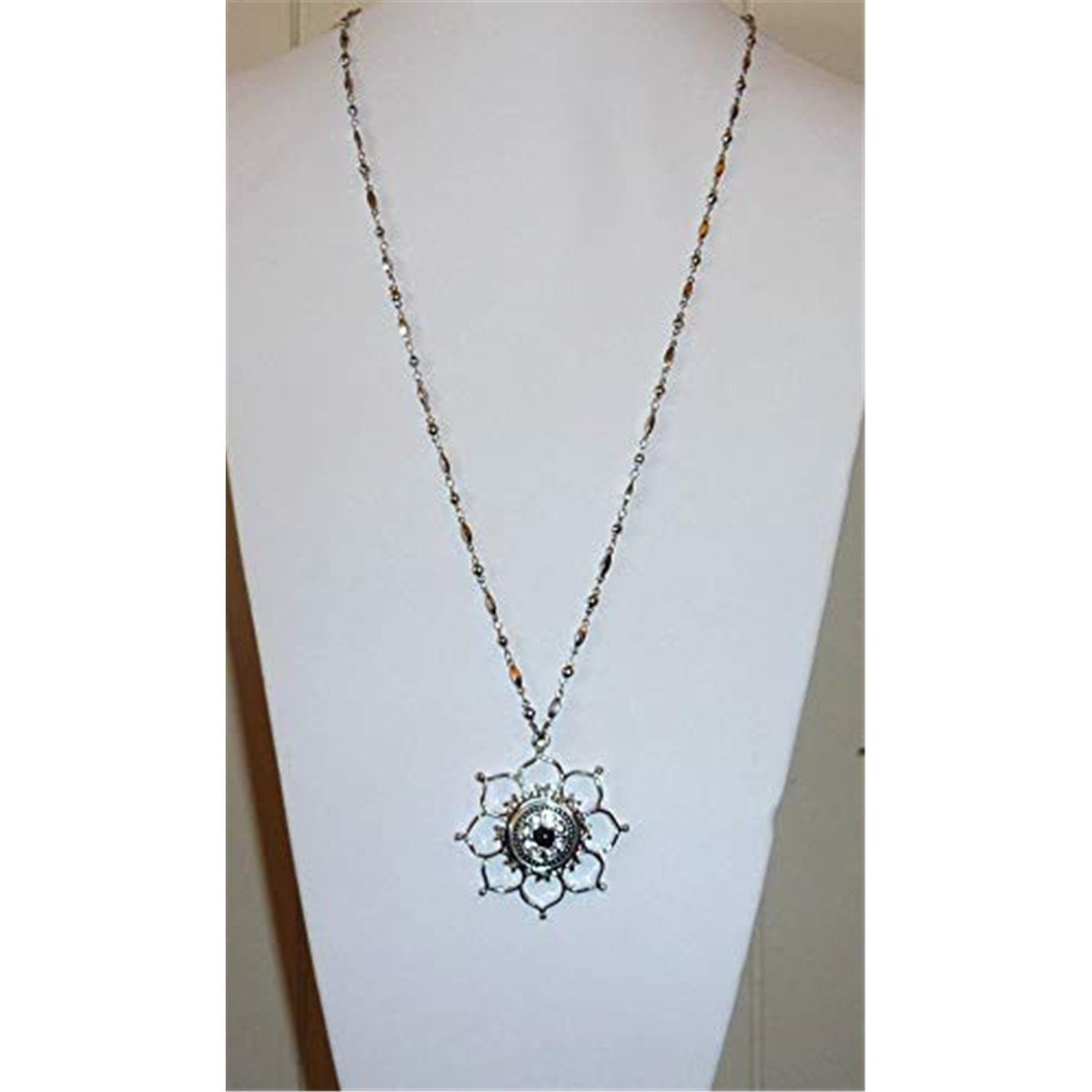 Jewelry Lanyard Necklace Flower Snap Jewelry Lanyard by Etsy