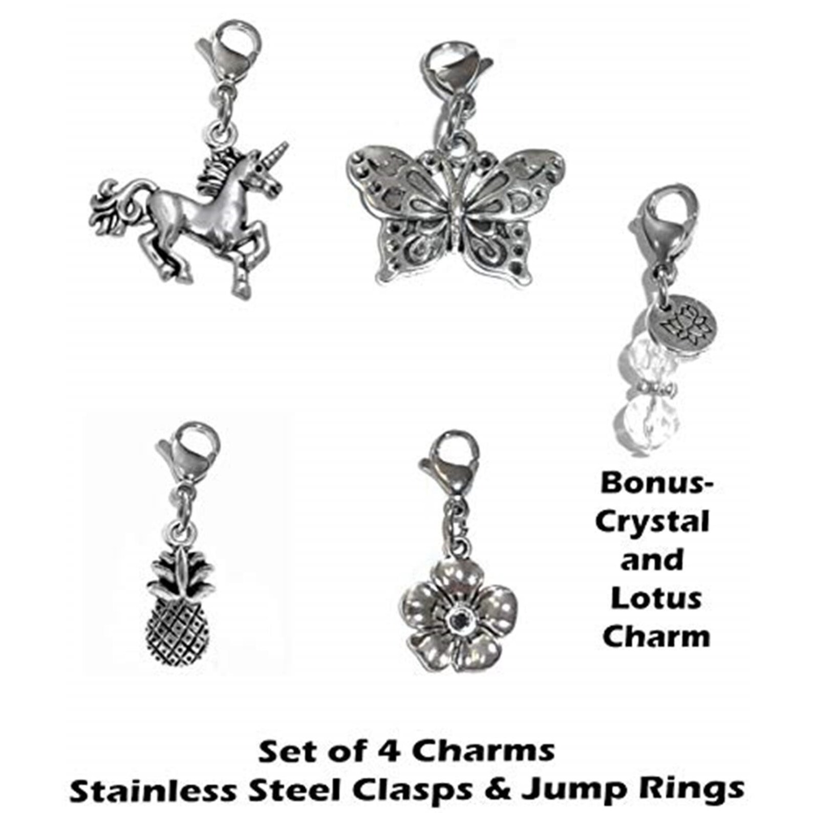 Custom Charm Bracelet DIY Charm Bracelet Clip on Charm Etsy