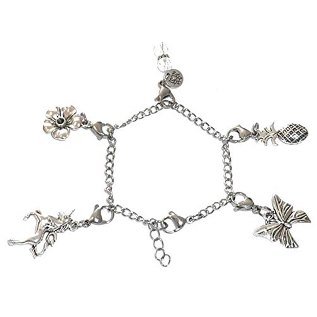 Custom Charm Bracelet DIY Charm Bracelet Clip on Charm Bracelet Kit