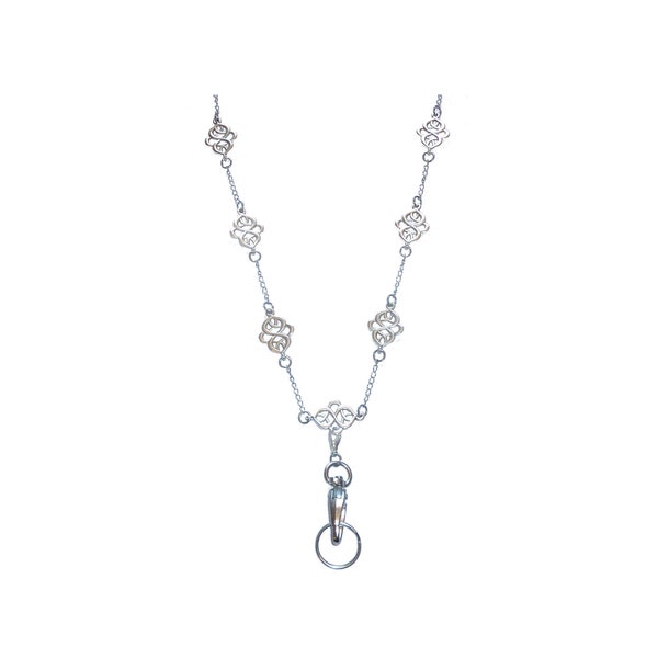 Celtic Shapes Jewelry Lanyard - Lanyard Necklace - Women's ID Badge Lanyard - Lanyard Jewelry - Holds ID, Keys, Phone, Medical Device