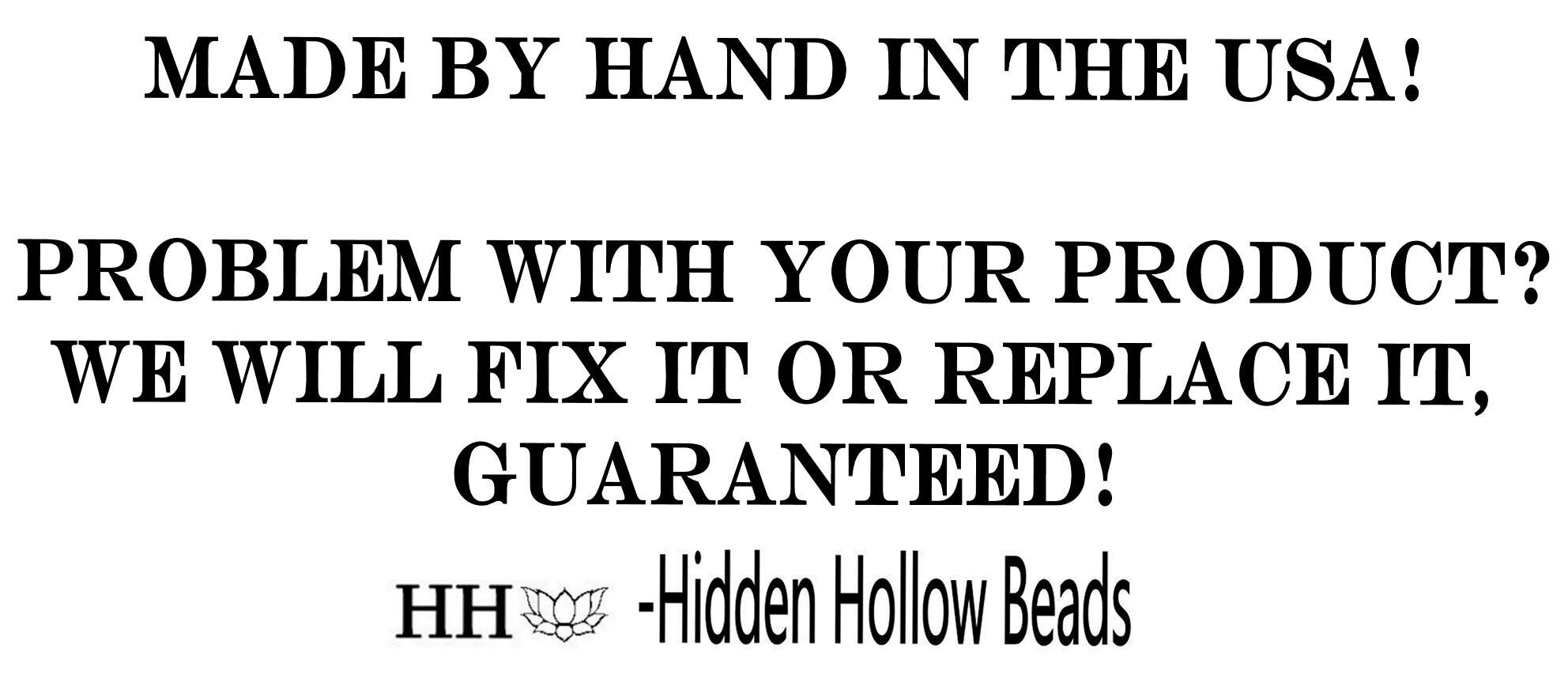 Hidden Hollow Beads MULTI Cancer Awareness Bracelet, 8mm beads, 7