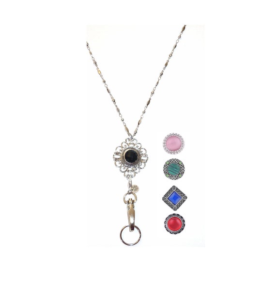 Jewelry Lanyard decorative Snap Jewelry Lanyard by Hidden Etsy