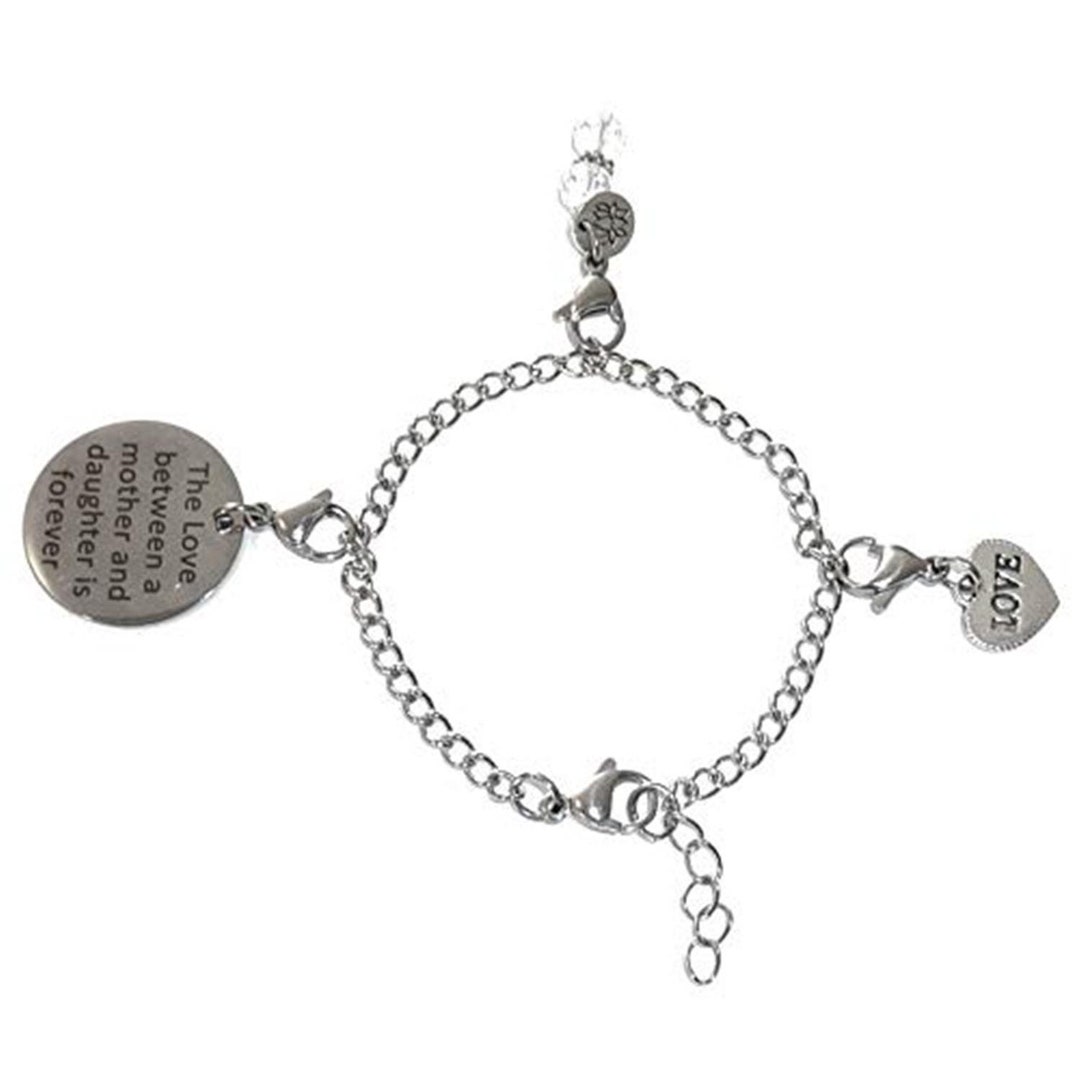 Mother Daughter Charm Bracelet DIY Charm Bracelet Clip on Etsy
