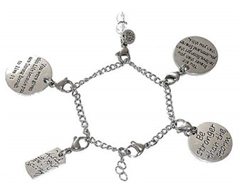 Personalized Starter Charm Bracelet With Charms of Your Choice, Build Your  Own Charm Bracelet, Custom Charm Bracelet 