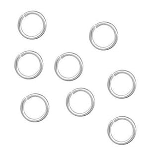 500pcs Jump Rings Soldered Closed 6mm Wide 4.2mm Hole Jewelry
