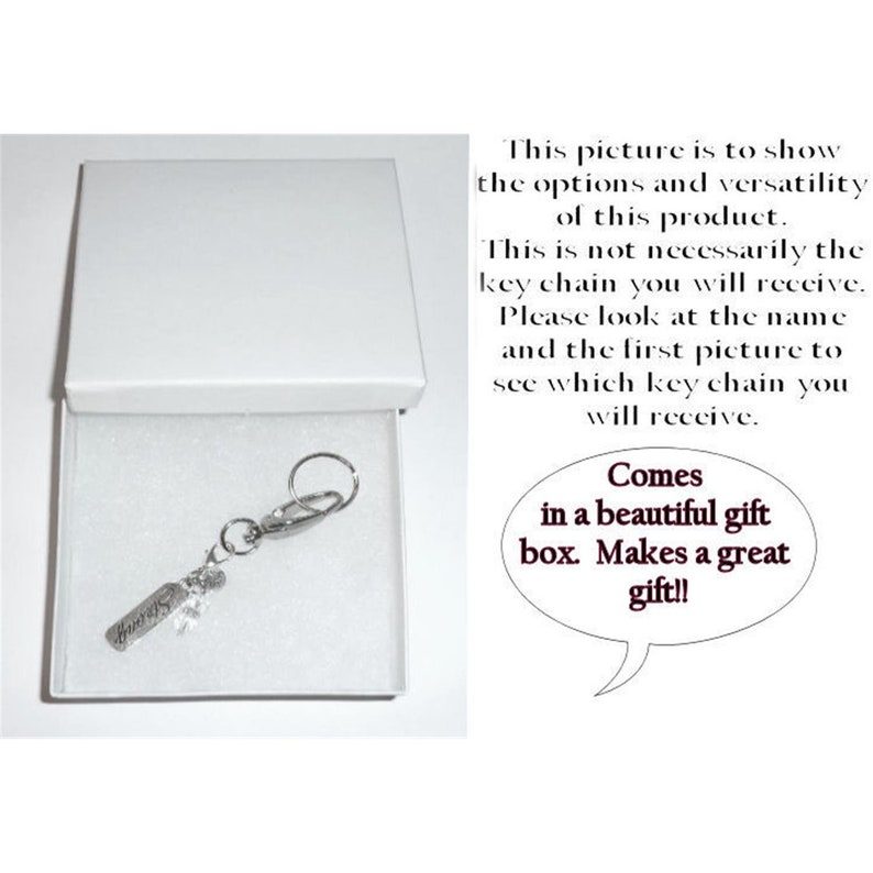 Ovarian Cancer Awareness Keychain by Hidden Hollow Comes in a Gift Box! Purse or Necklace Charm Cancer Awareness Key Chain Ring