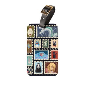 Luggage Tag, Travel Accessory Inspired by Studio Ghibli – Backpack Tag, Bag Tag, Anime Luggage Tag, Suitcase Tag, Travel Gift
