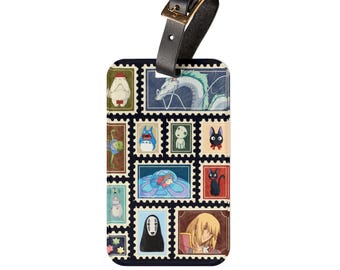 Luggage Tag, Travel Accessory Inspired by Studio Ghibli – Backpack Tag, Bag Tag, Anime Luggage Tag, Suitcase Tag, Travel Gift
