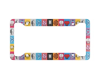 BTS License Plate Frame