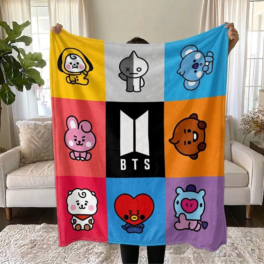 テテ　ブランケット Bts blanket - Etsy 日本