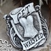 Get Waisted Badge - Pewter Corset Pin - Handcrafted Accessories by Doctor Gus - LARP SCA - Kilt Pin - Rennie Gifts