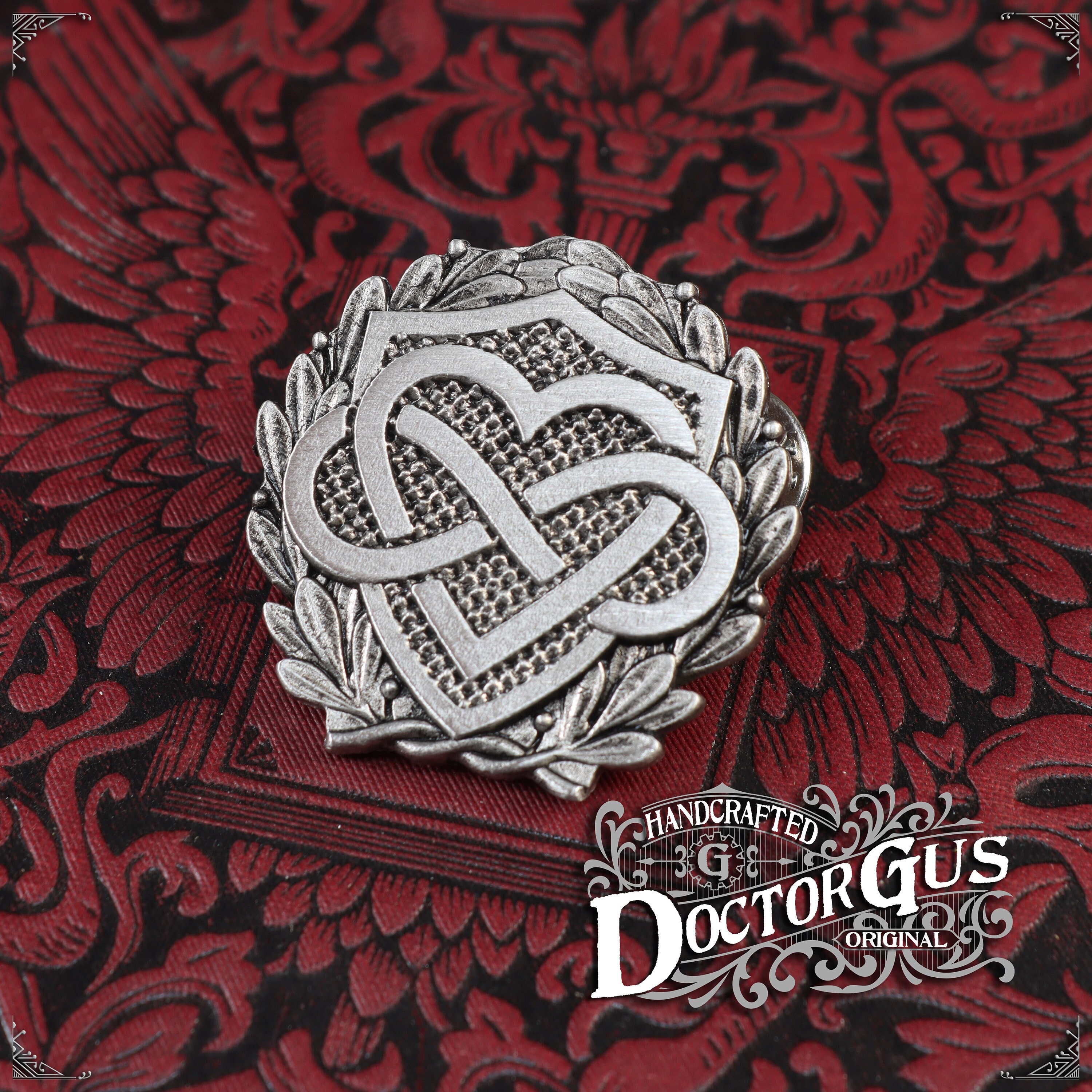 Polyamory Badge - Poly Pride Pin - Infinity Heart - Handcrafted Pewter ...