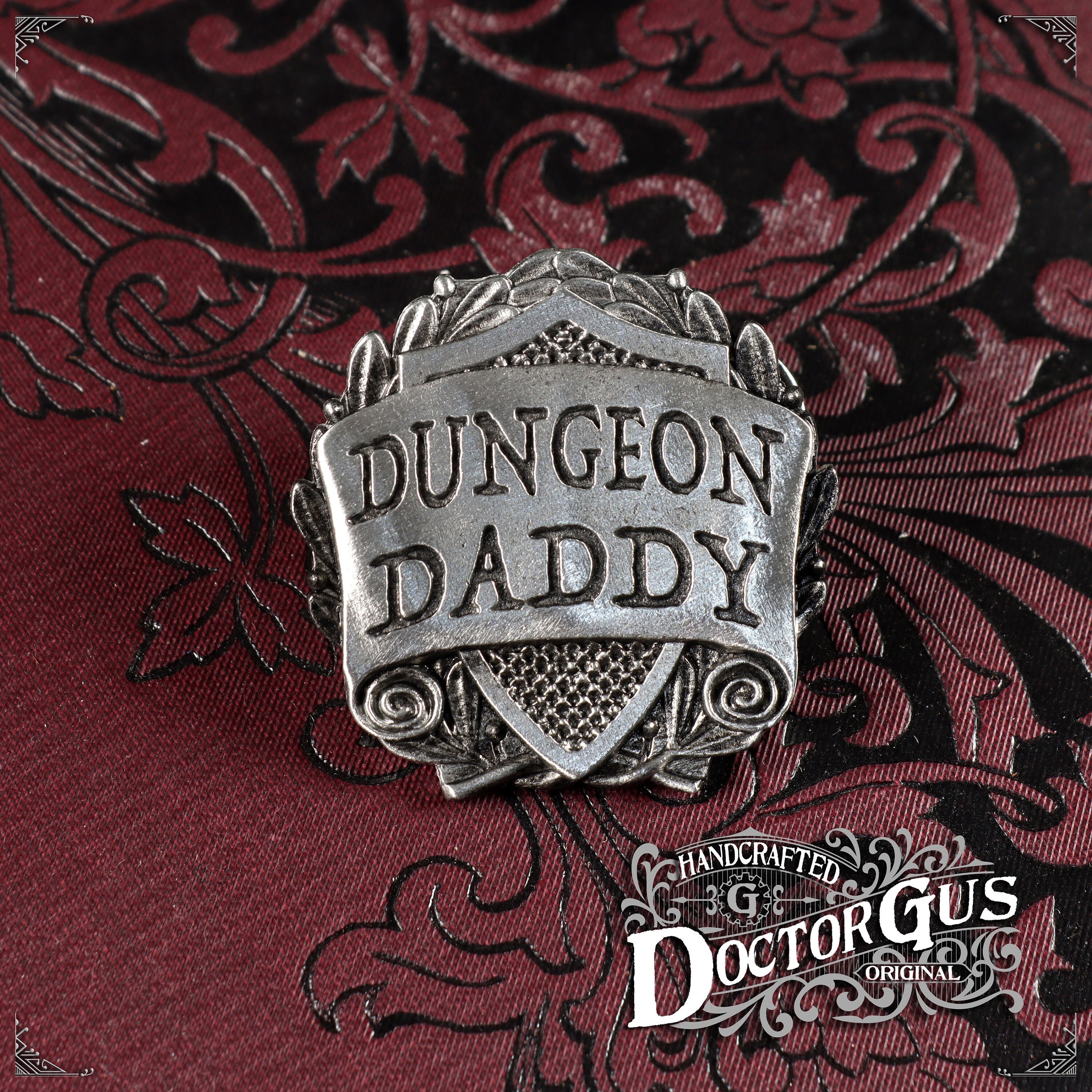 Dungeon Daddy Badge - Gaming DM Dungeon Master Pin - Handcrafted Pewter  Accessories by Doctor Gus - RPG LARP Roleplaying Enamel Pin Badge - Etsy