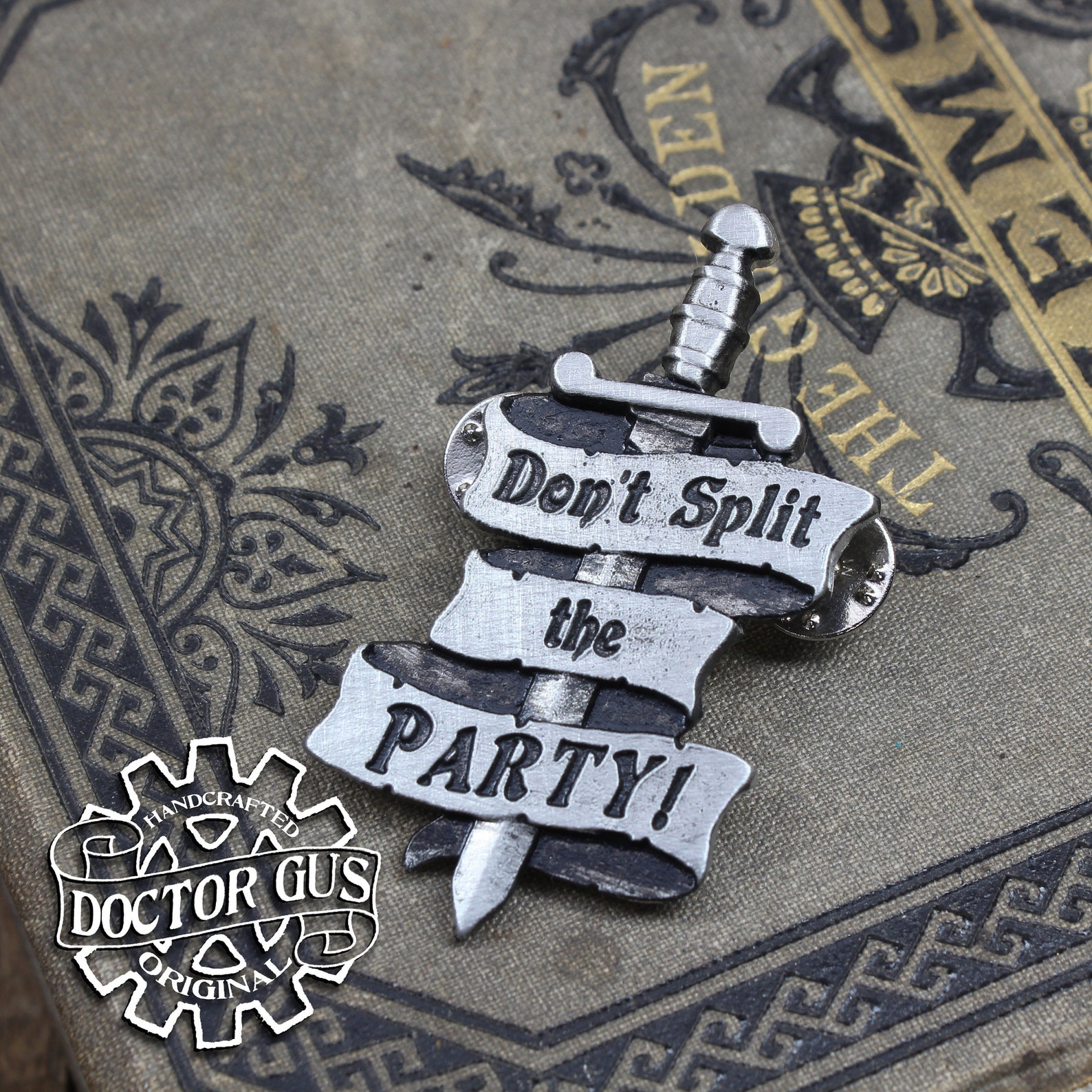 Don't Split the Party Badge - Pewter Pin - Handcrafted Accessories by ...