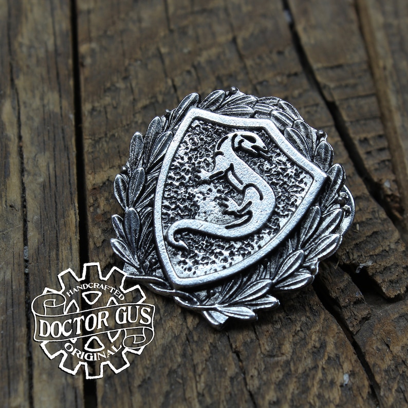 Salamander Heraldic Badge Heraldry Cosplay Pin Handcrafted Etsy
