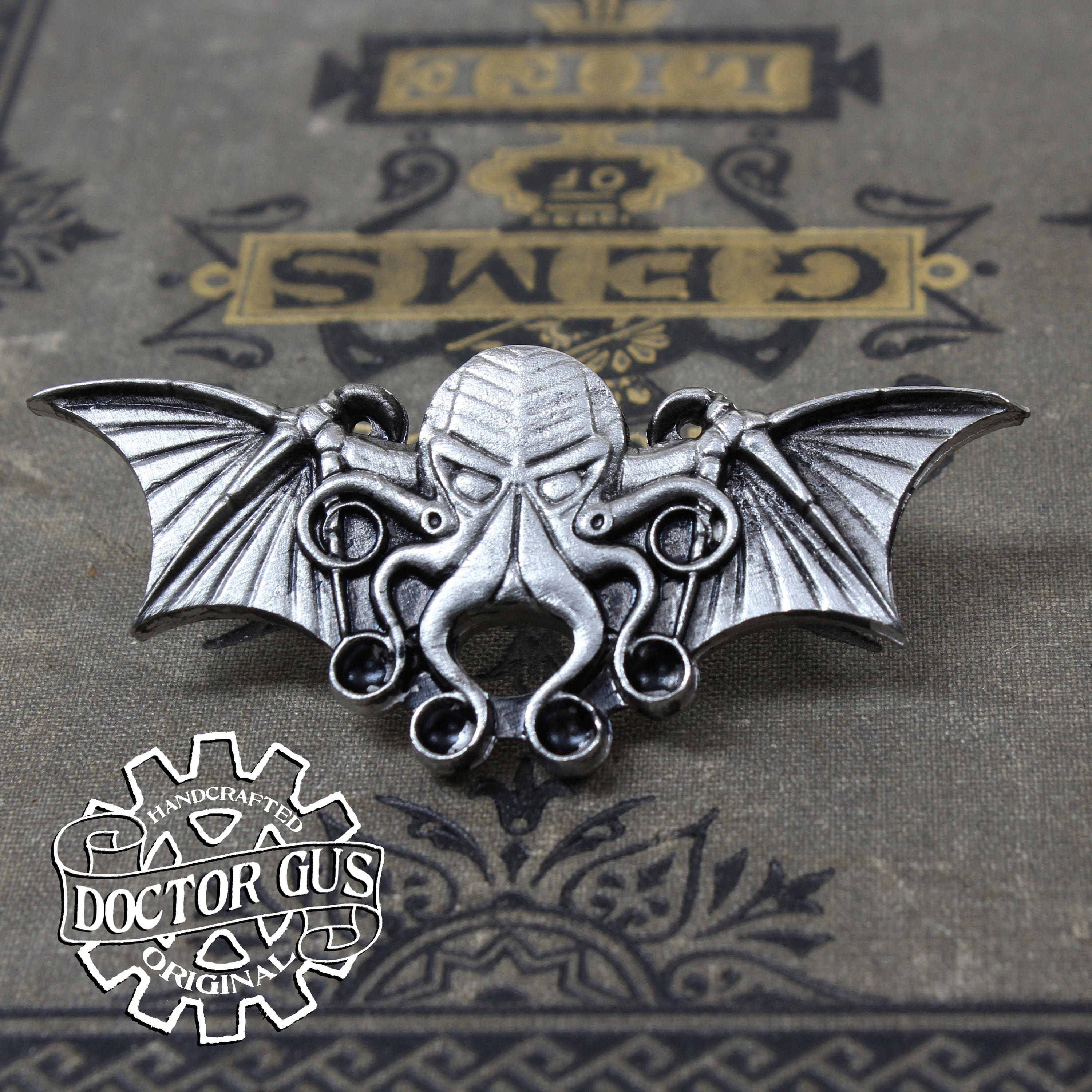 Cthulhu Pilot Wings Hydra Pilot Wings Gross Steampunk Etsy