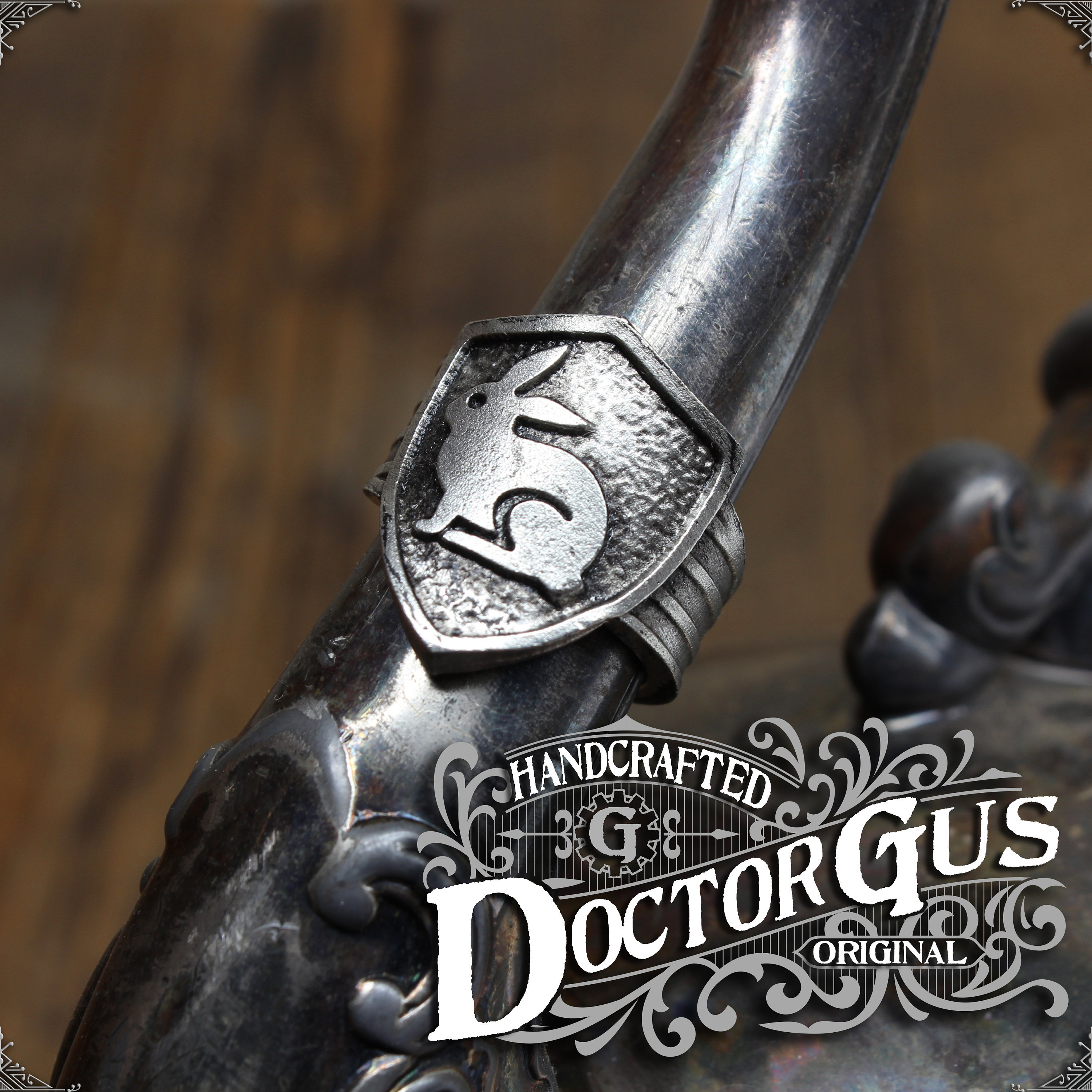 Rabbit Shield Ring Adjustable Handcrafted by Doctor Gus - Etsy
