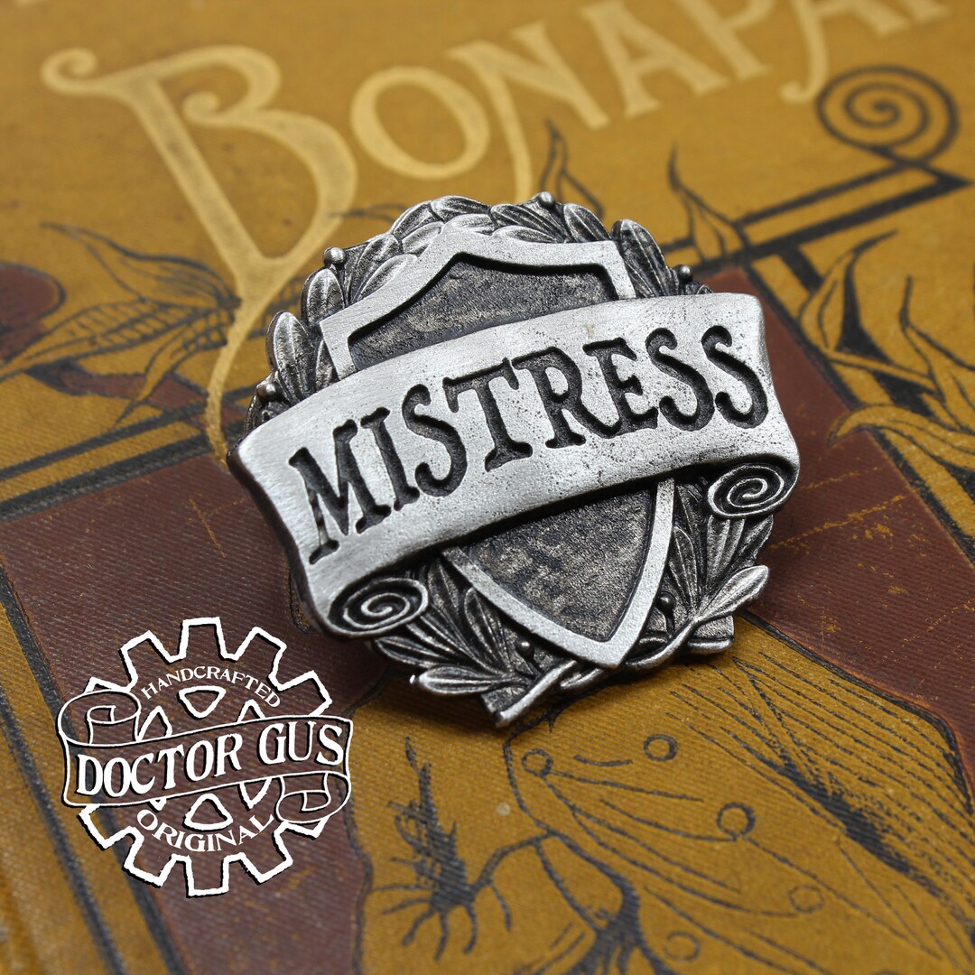 Mistress Badge - RPG Character Class Pin - Handcrafted Pewter ...