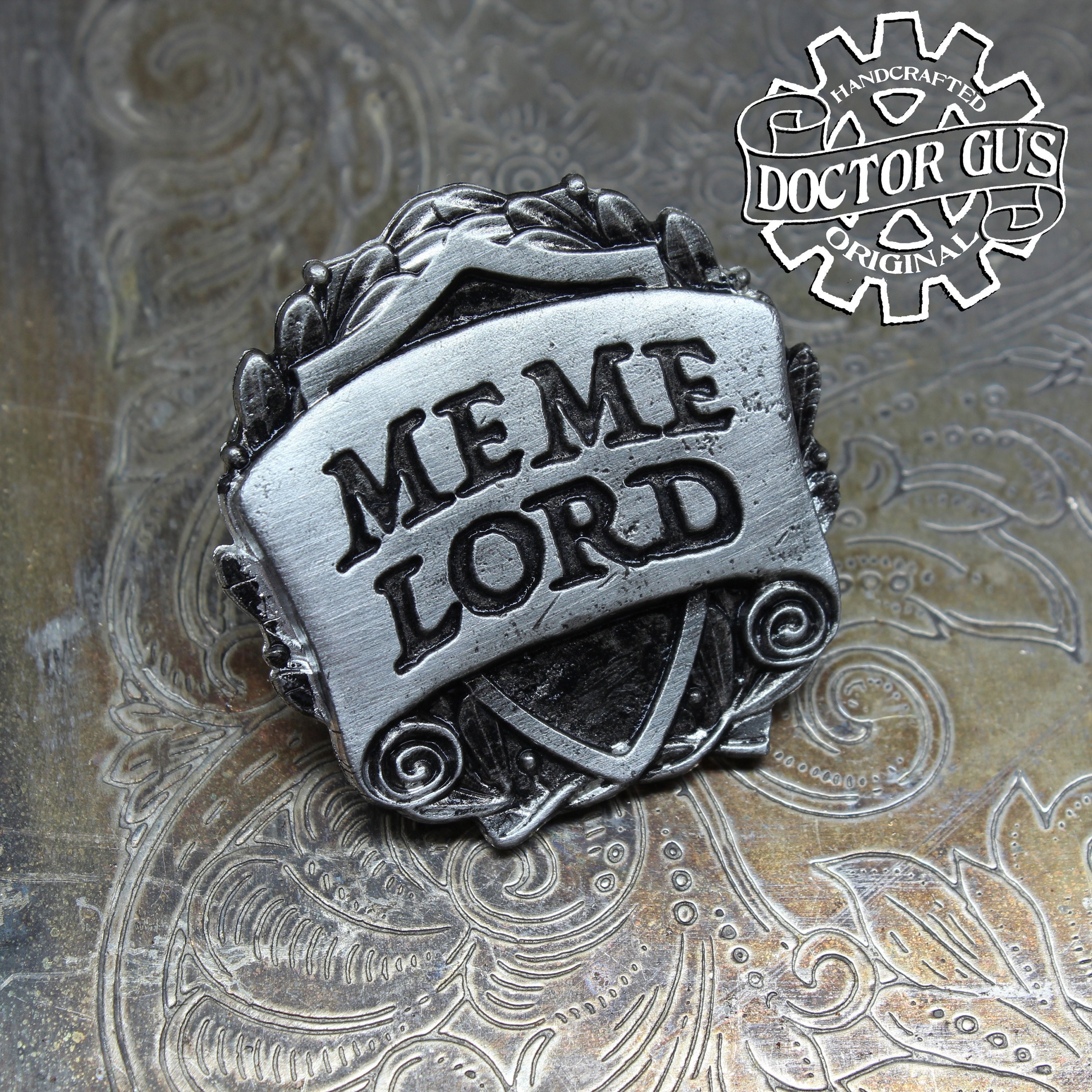 Meme Lord Badge RPG Character Class Pin Handcrafted Pewter - Etsy