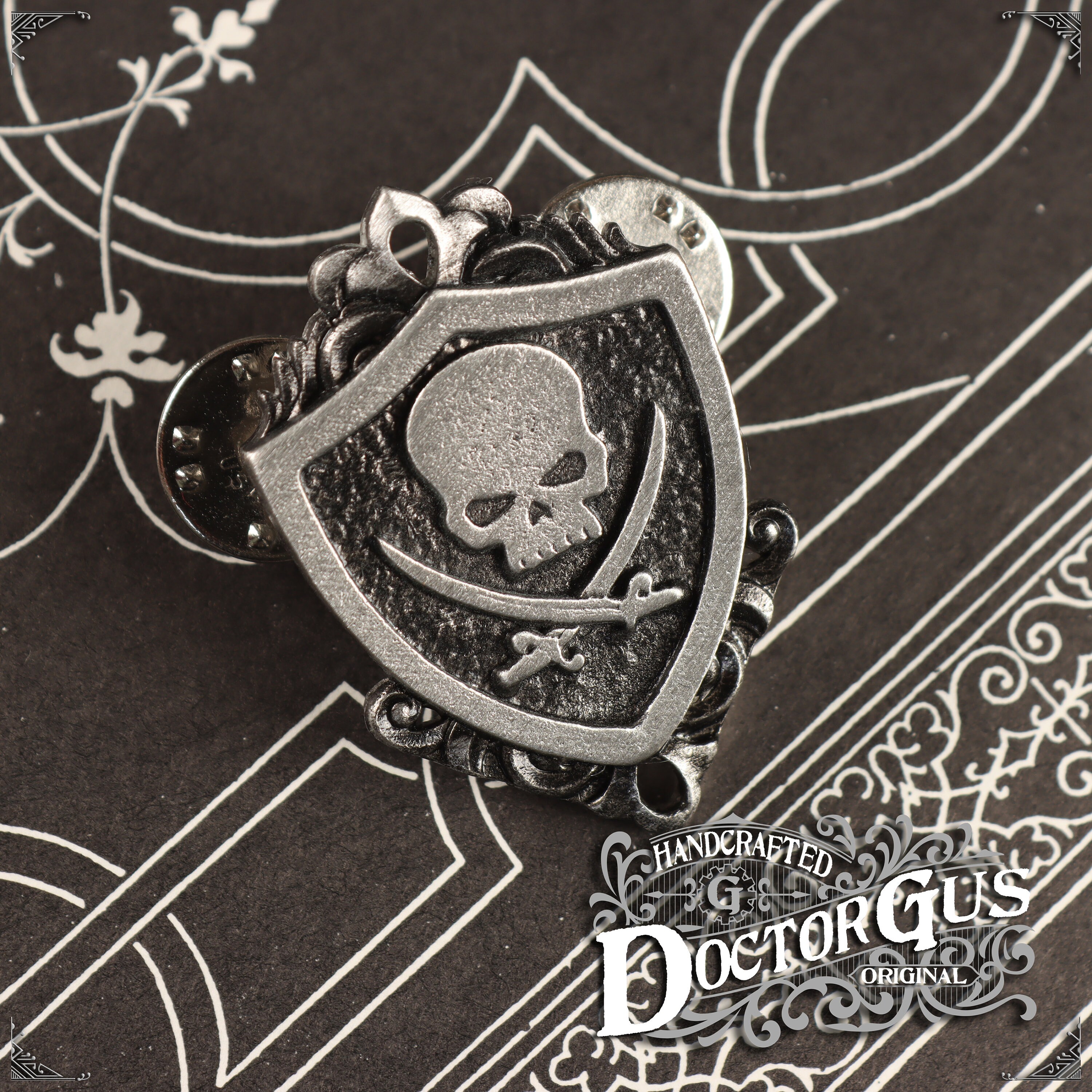 Skill Issue Pin Pirate Skill Badge - LARP Cosplay Pin - Handcrafted Pewter Accessories ...